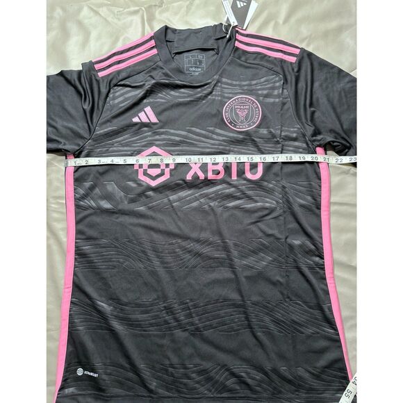 Adidas Inter Miami MLS 2023 Away Soccer Football Jersey Black HI1888 Men's large - Picture 9 of 10
